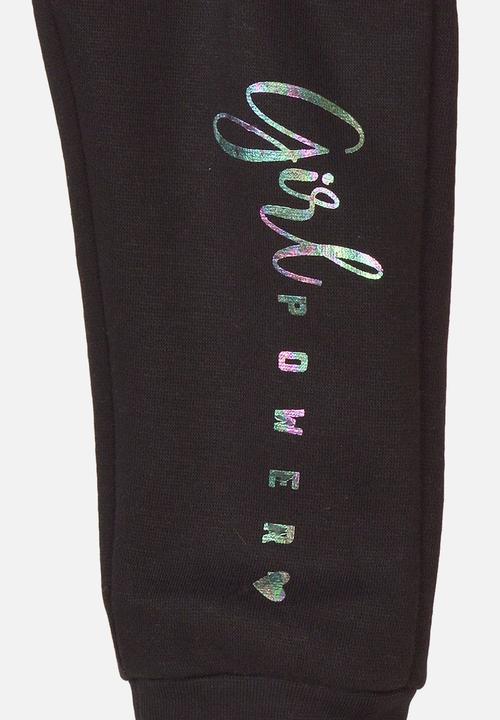 MINOTI - Basic fleece jogpant - black