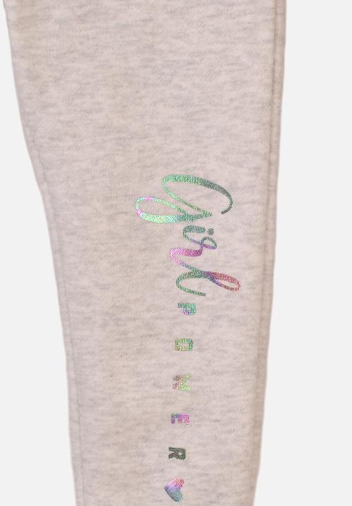MINOTI - Grey basic fleece jogpant - grey 