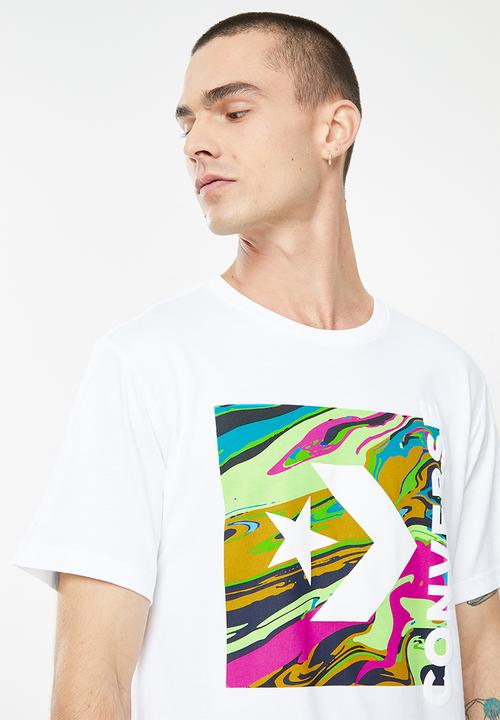 Converse - Suminagashi tee - white