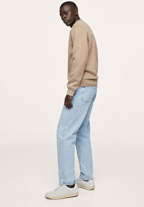 MANGO - Nola Plush cotton sweatshirt - Stone