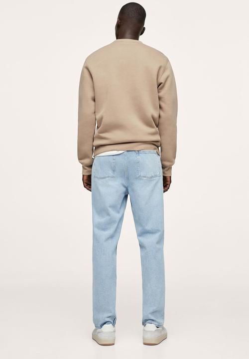 MANGO - Nola Plush cotton sweatshirt - Stone