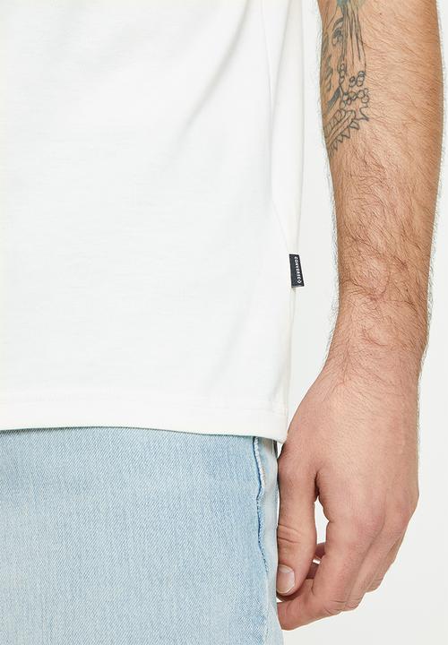 Converse - Landscape  centre tee - off white 