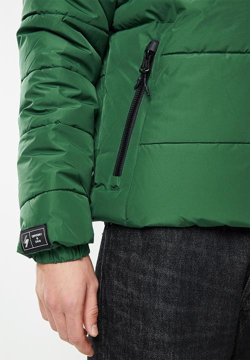 Superdry. - Non hooded sports puffer - dark green