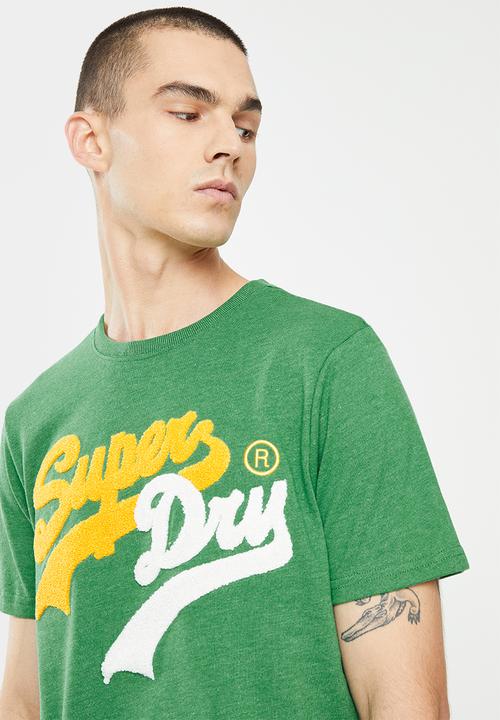 Superdry. - Vl source tee - oregon green marl