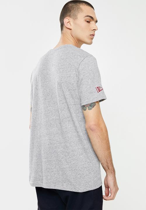 Superdry. - Vl source tee - athletic grey marl