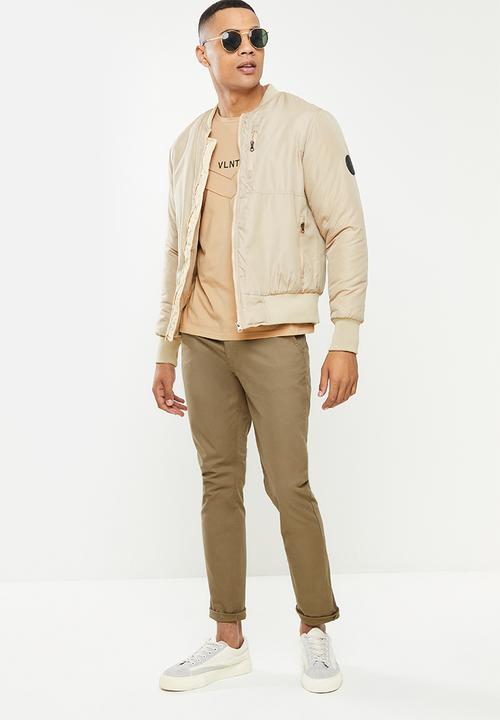 Valenta - Valenta short sleeve v-neck tee - stone