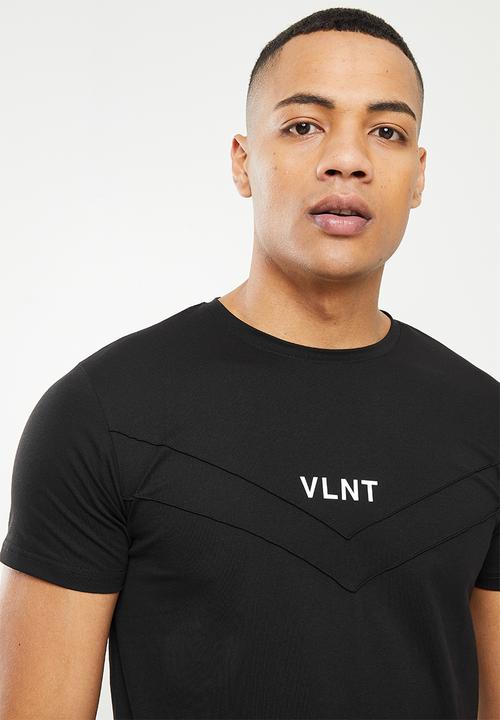Valenta - Valenta short sleeve v-neck tee - black