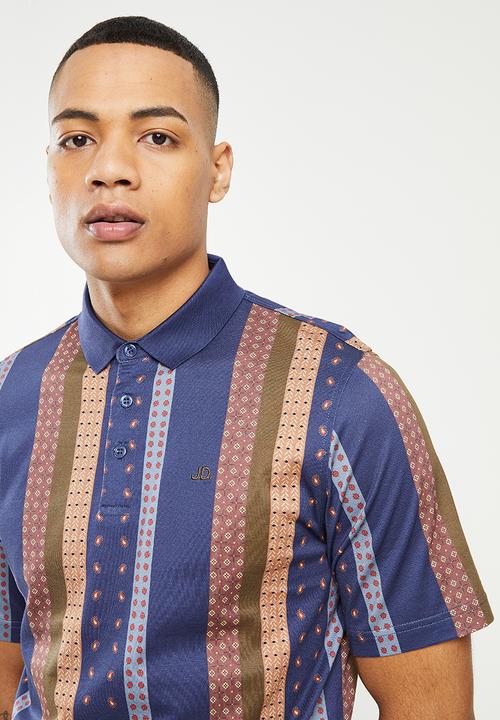 Jonathan D - M545 100% DOUBLE MERCERIZED COTTON - SS Golfer -  Multi