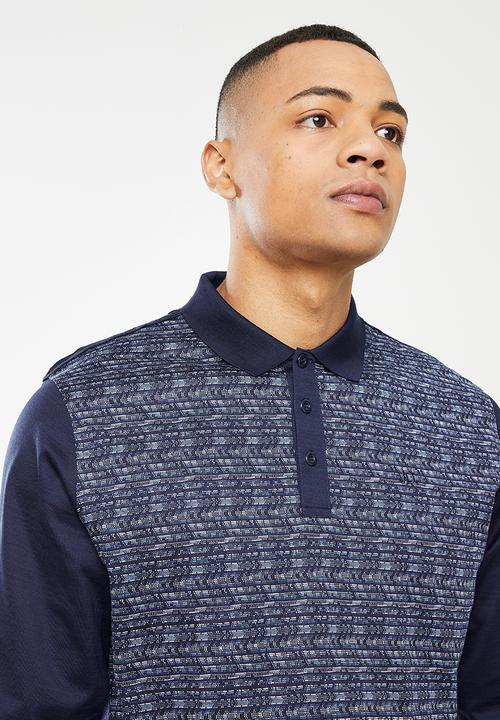 Jonathan D - DOUBLE MERCERIZED COTTON LS GOLFER - Multi
