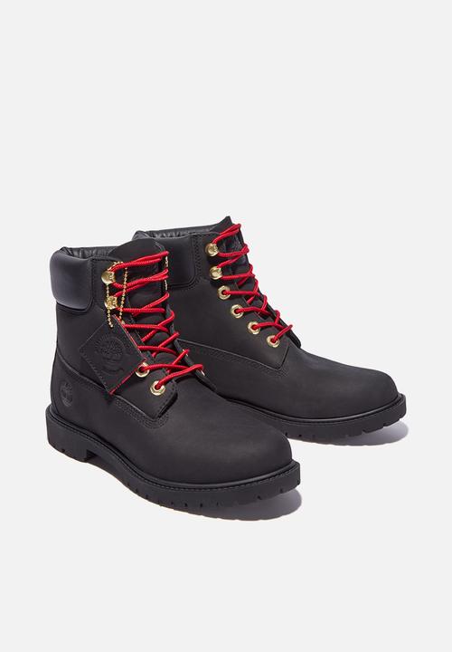 Timberland - 6in heritage boot cupsole - w - black nubuck