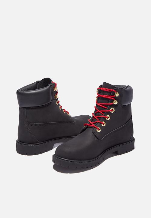 Timberland - 6in heritage boot cupsole - w - black nubuck