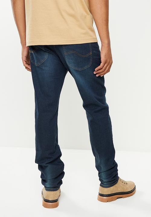 Lee  - Eddie regular fit tapered jeans - deep river stretch