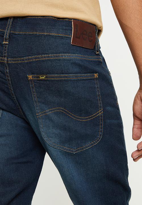 Lee  - Eddie regular fit tapered jeans - deep river stretch