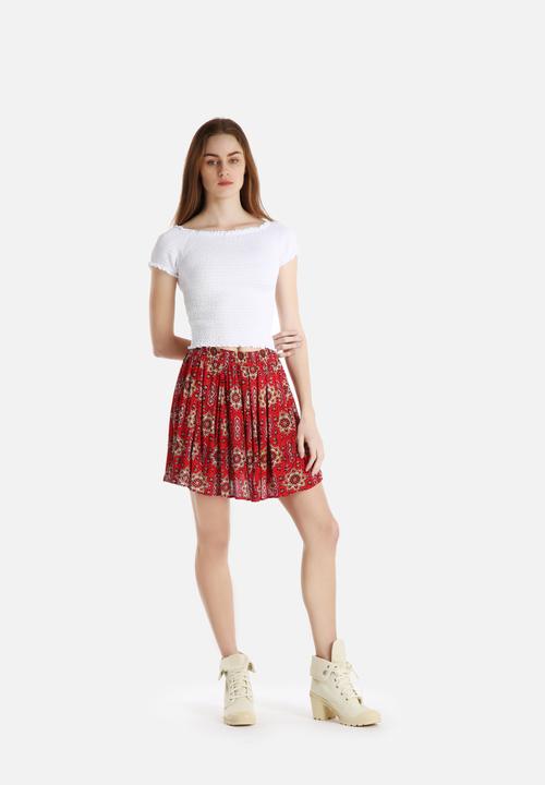 New Look - Shirred Bardot Gypsy Top