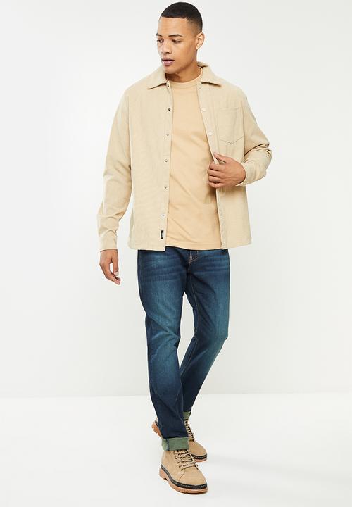 Lee  - Eddie regular fit tapered jeans - deep river stretch