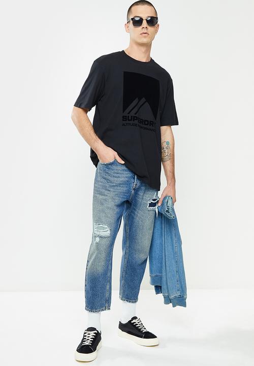 Superdry. - Mountain sport tee - black