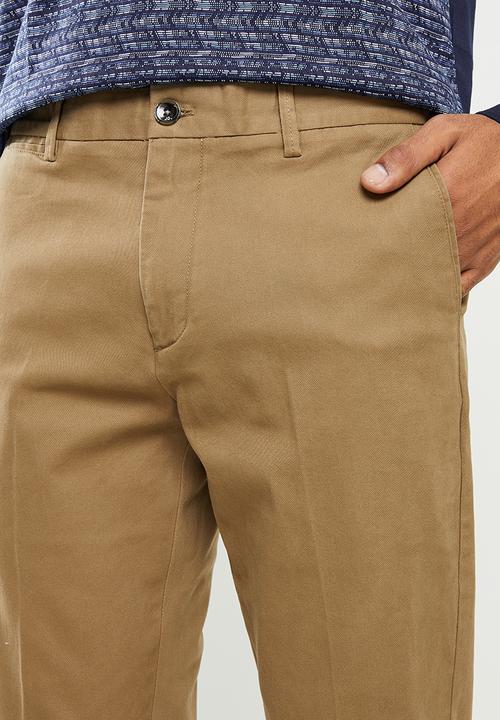 Jonathan D - Parker Classic Fit Chinos  - Latte
