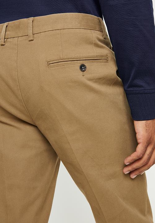 Jonathan D - Parker Classic Fit Chinos  - Latte