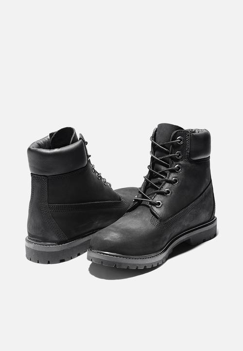 Timberland - 6in premium boot - w - black nubuck