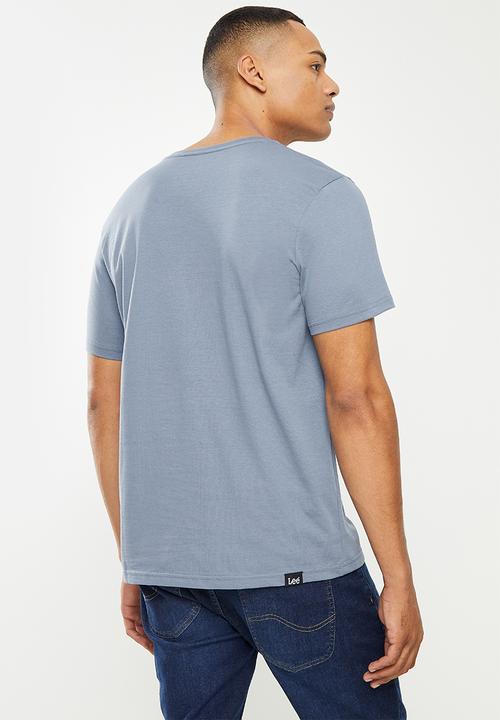 Lee  - Usa logo short sleeve tee - dark slate