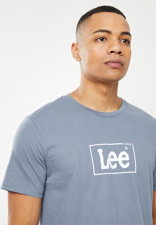 Lee  - Usa logo short sleeve tee - dark slate