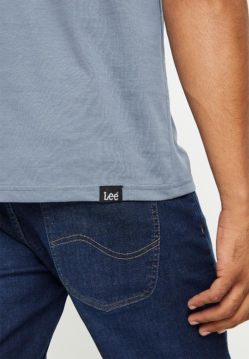 Lee  - Usa logo short sleeve tee - dark slate