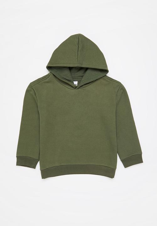 Pop Candy - Boys 2 pack graphic hooded sweatshirt - mustard/olive