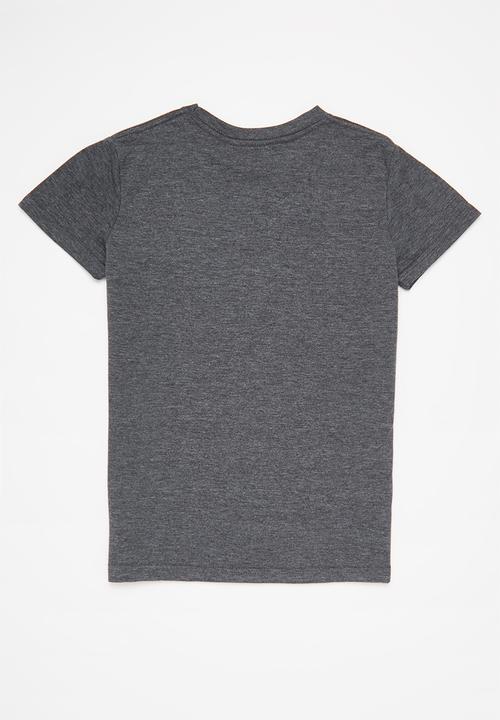 Quiksilver - Strange days short sleeve yth - charcoal heather