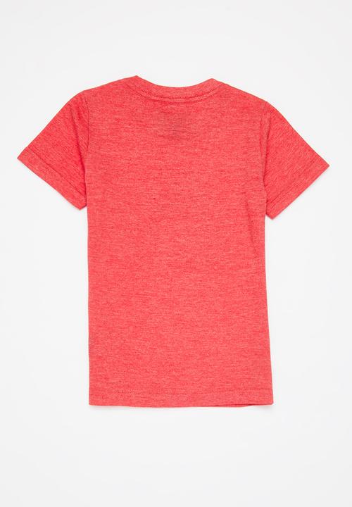 Aca Joe - Aca joe high square outdoor tee - red