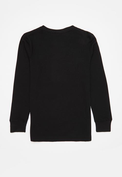 Converse - Cnvb chuck patch long sleeve tee - black