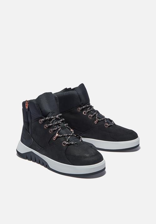 Timberland - Supaway boot w zip - black nubuck