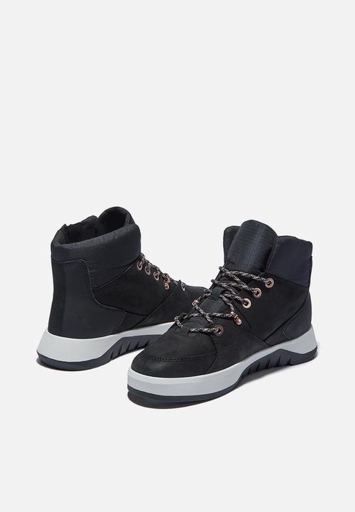 Timberland - Supaway boot w zip - black nubuck