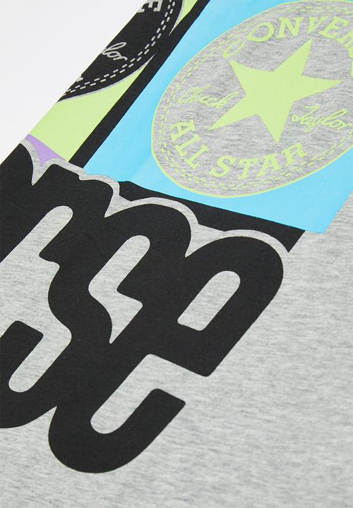 Converse - Cnvb ctp boxes wrap tee - dk grey heather