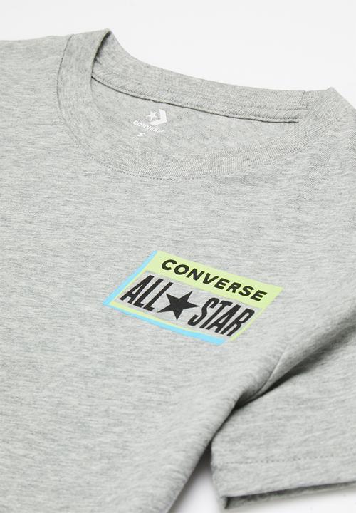 Converse - Cnvb ctp boxes wrap tee - dk grey heather