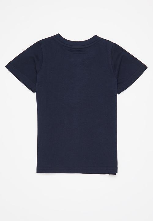 Aca Joe - Aca joe embossed core crew tee - navy