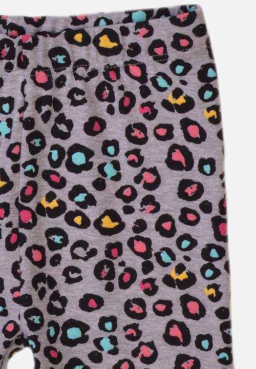 MINOTI - Leopard aop basic legging - multi 