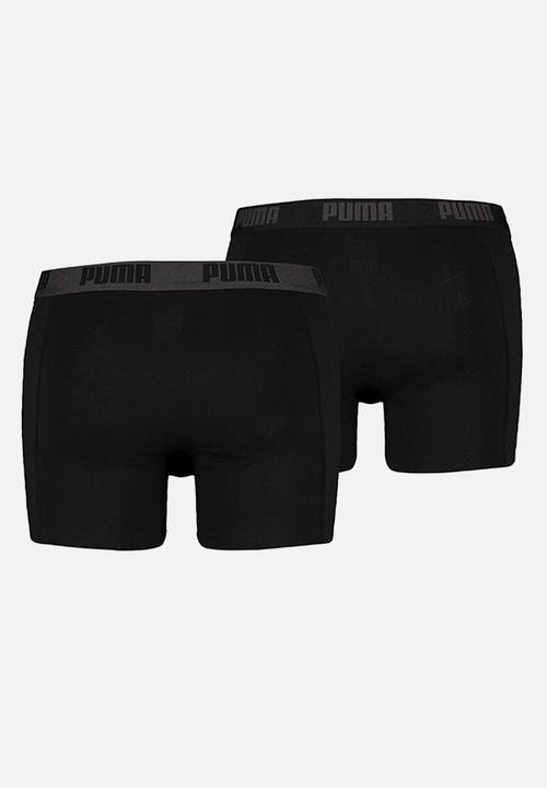 PUMA - Puma basic boxer 2p - black / black