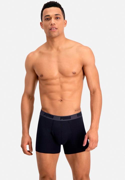 PUMA - Puma basic boxer 2p - black / black