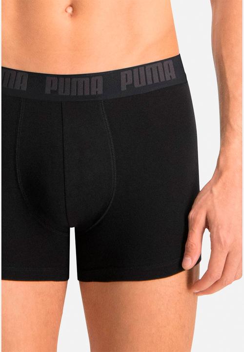 PUMA - Puma basic boxer 2p - black / black