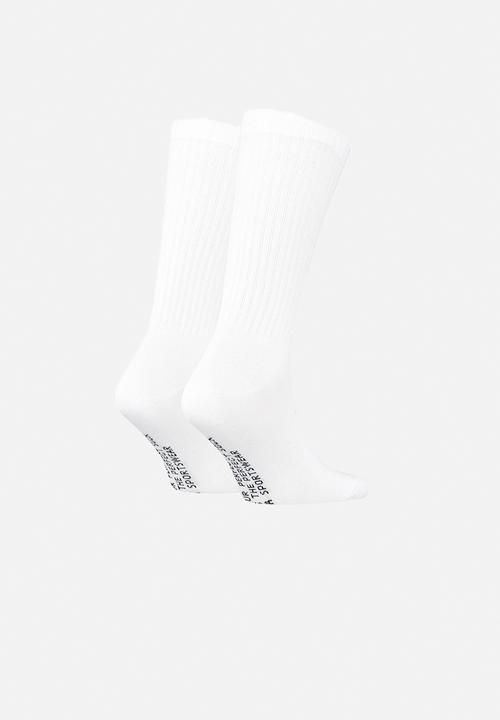 PUMA - Puma men graphic logo crew 2p - white