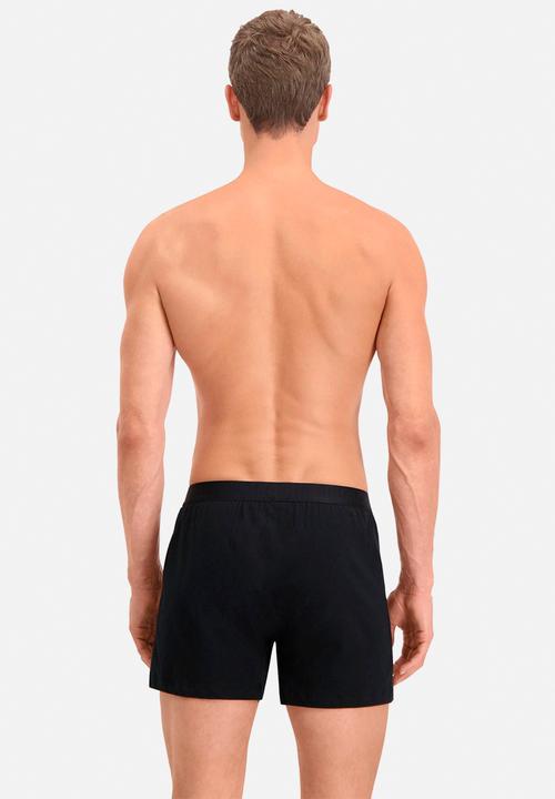 PUMA - Puma men loose fit jersey boxer 2p - black combo