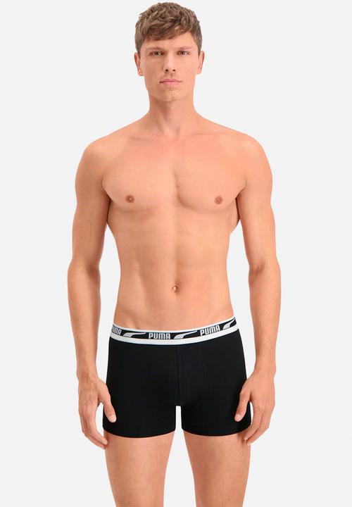 PUMA - Puma men multi logo boxer 2p - sage combo