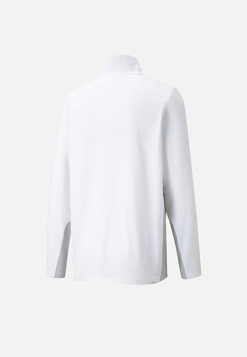 PUMA - Golf Gamer 1/4 Zip Sweatshirt  - White
