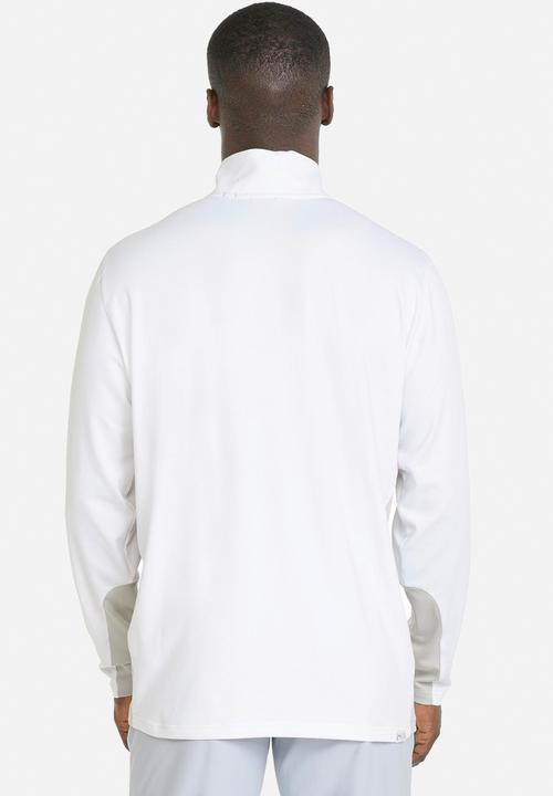 PUMA - Golf Gamer 1/4 Zip Sweatshirt  - White