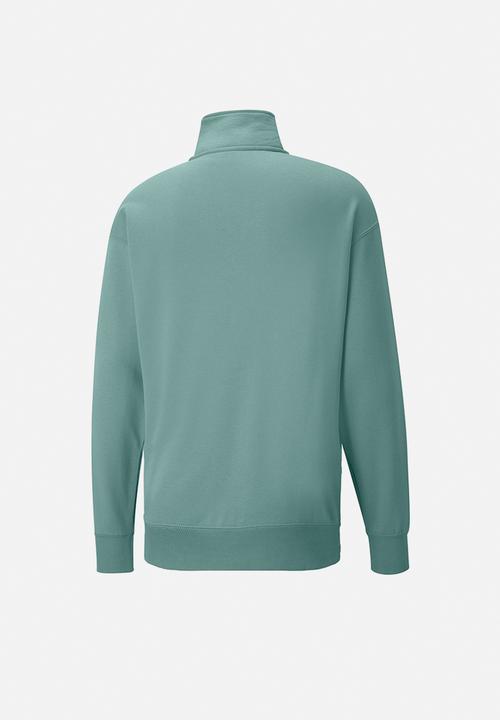 PUMA - Classics half-zip crew tr - mineral blue
