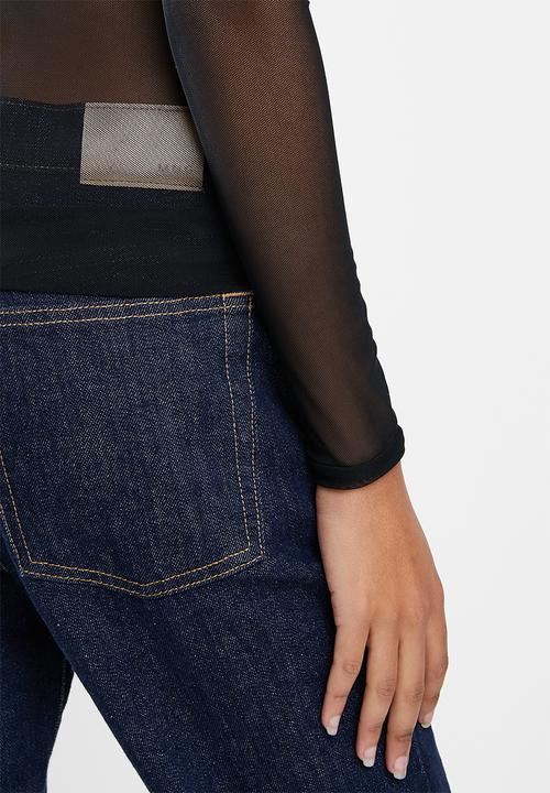 AMANDA LAIRD CHERRY - Platberg top - black