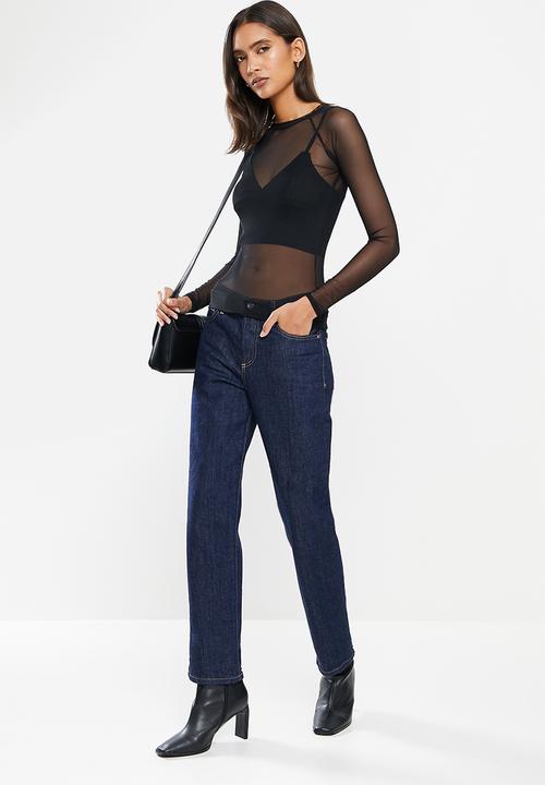 AMANDA LAIRD CHERRY - Platberg top - black