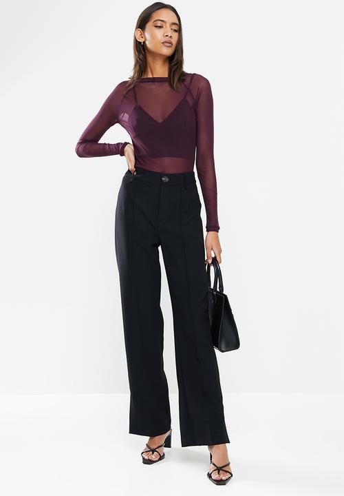 AMANDA LAIRD CHERRY - Platberg top - maroon