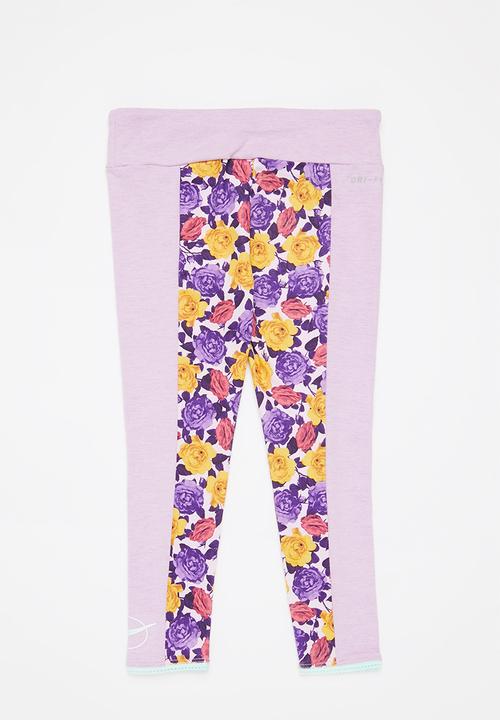 Nike - Nkg aop icon clash legging - violet shock heather