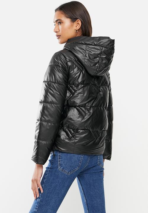 Stella Morgan - Long sleeve puffer jacket - black